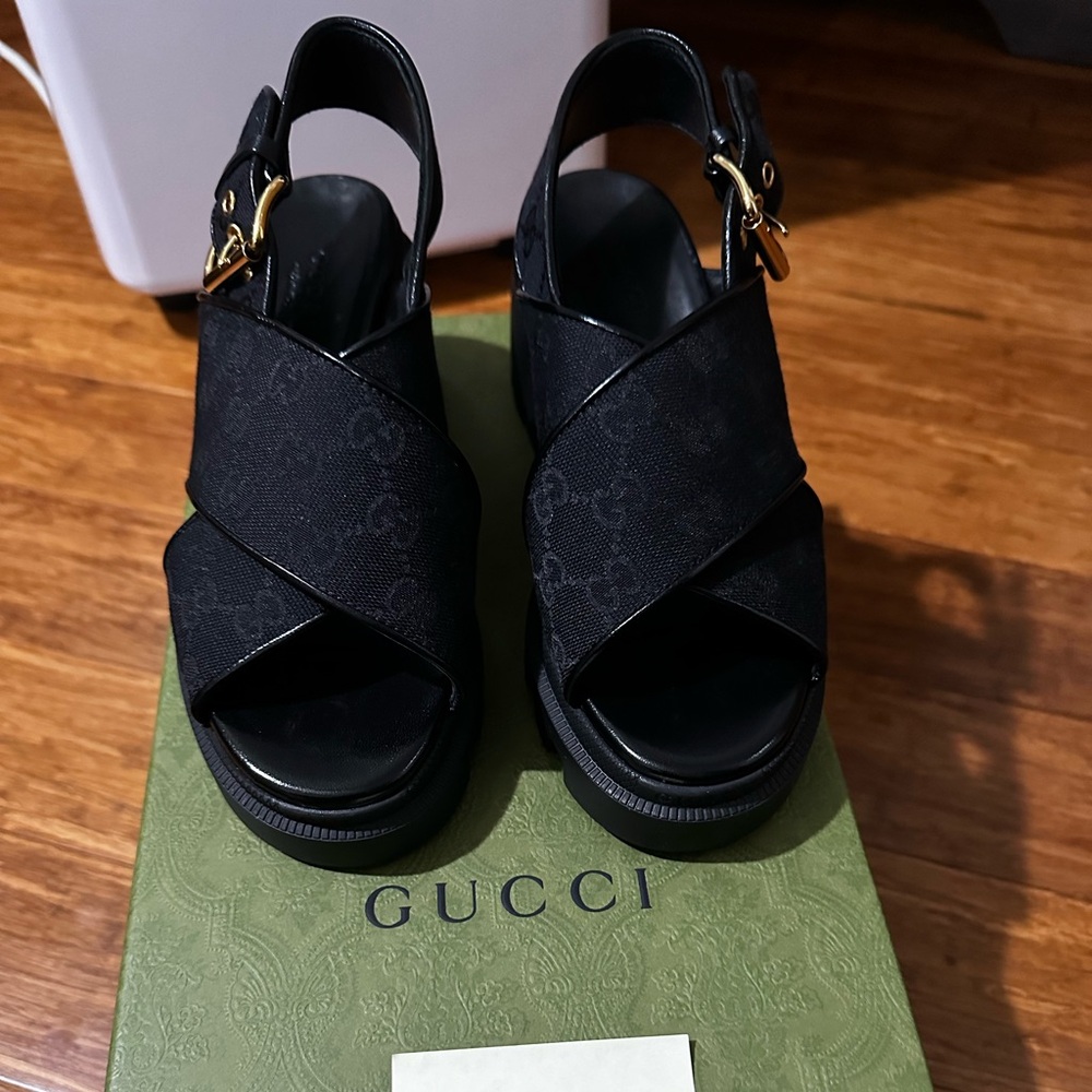Gucci GG Monogram Granada  Sandals